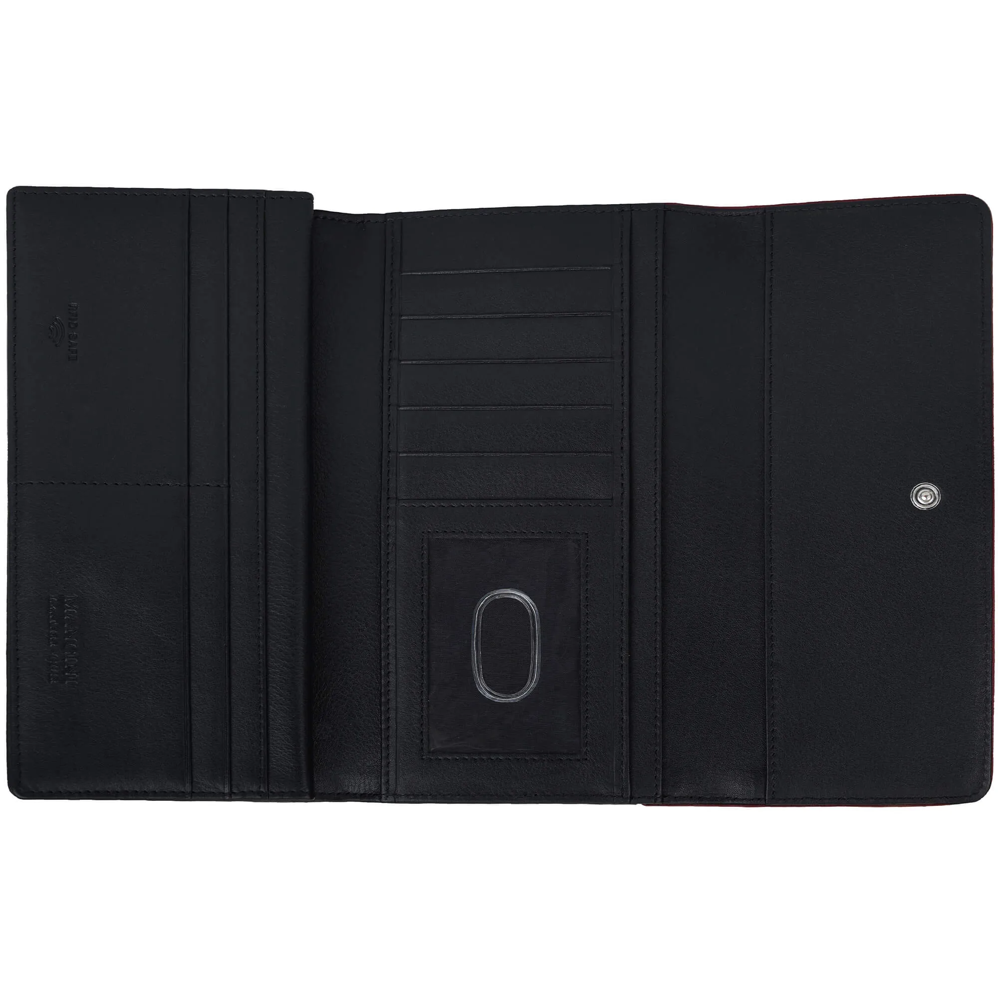 Mancini Sonoma Womens Quad fold Wallet with Enhanced RFID Protection