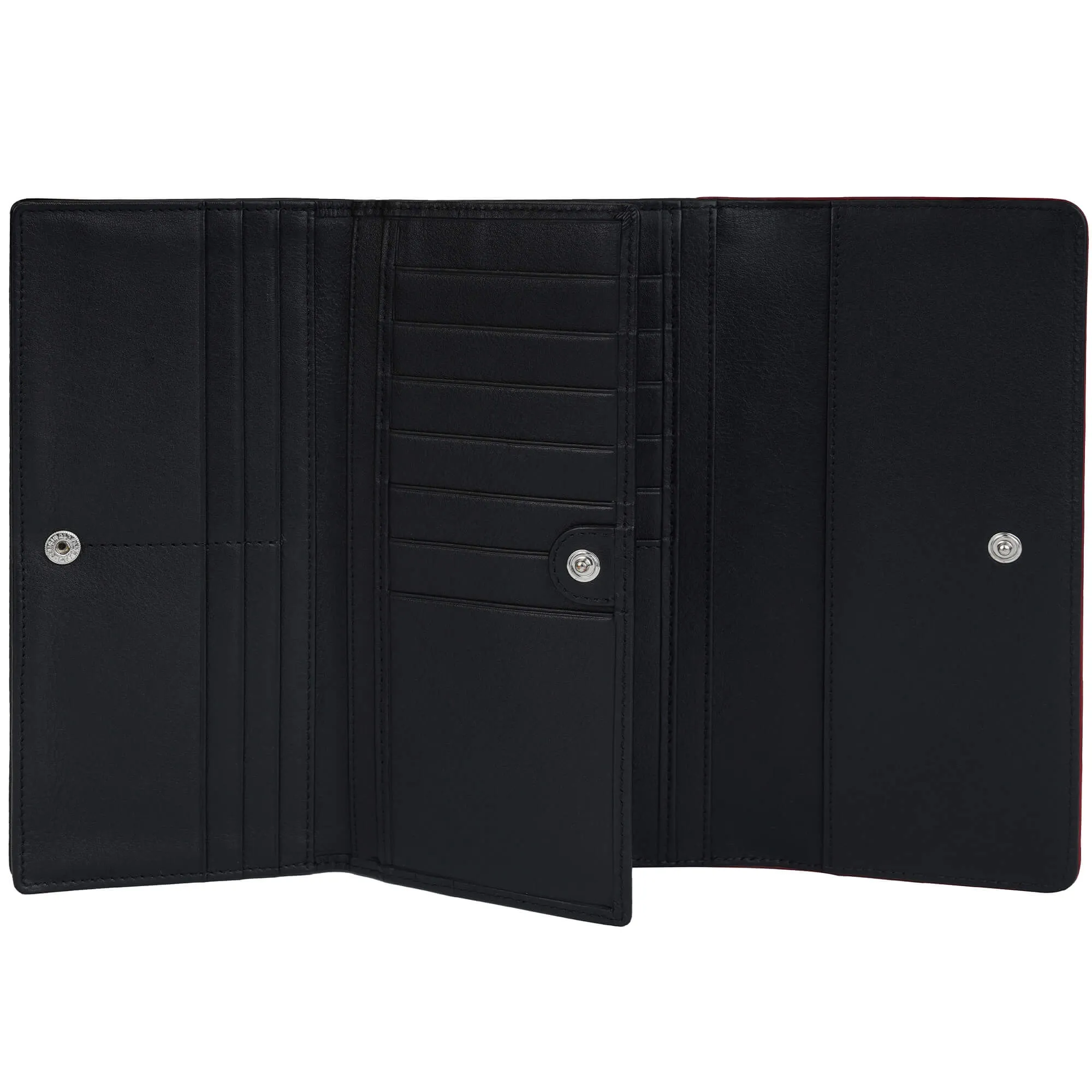 Mancini Sonoma Womens Quad fold Wallet with Enhanced RFID Protection