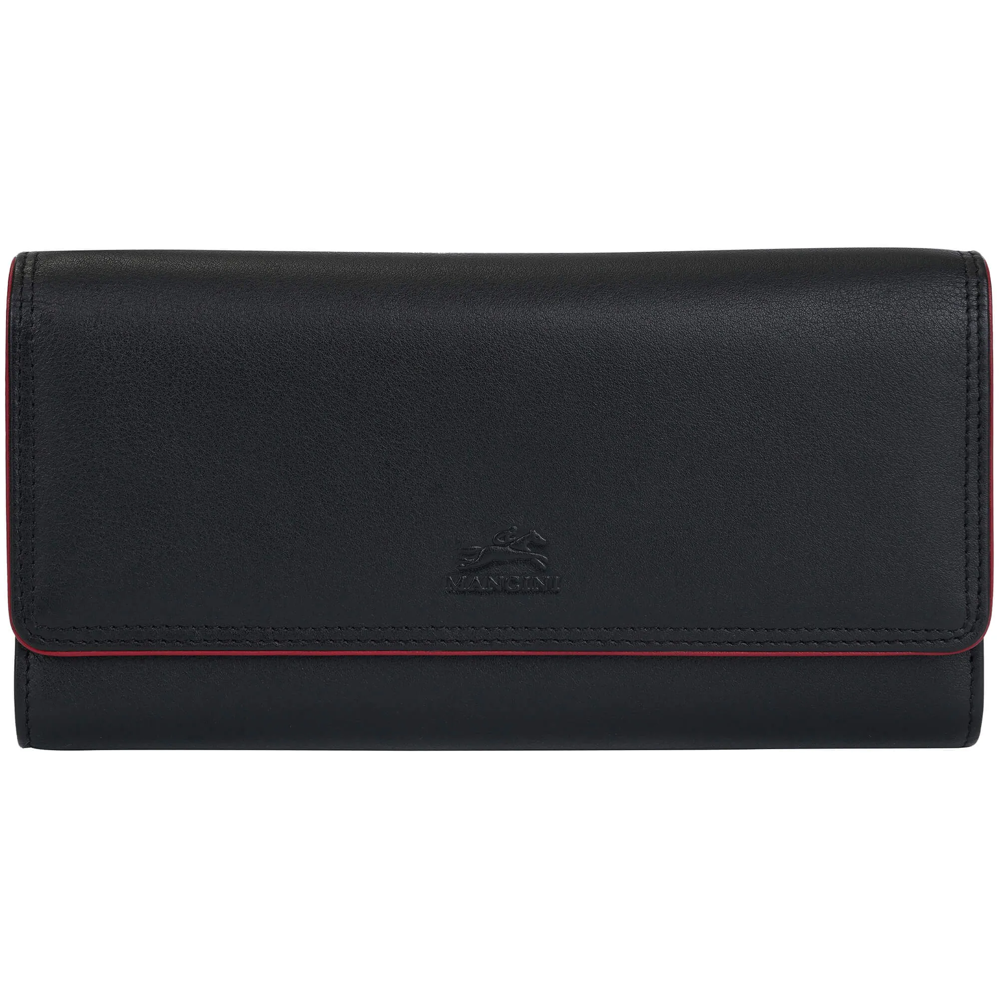 Mancini Sonoma Womens Quad fold Wallet with Enhanced RFID Protection