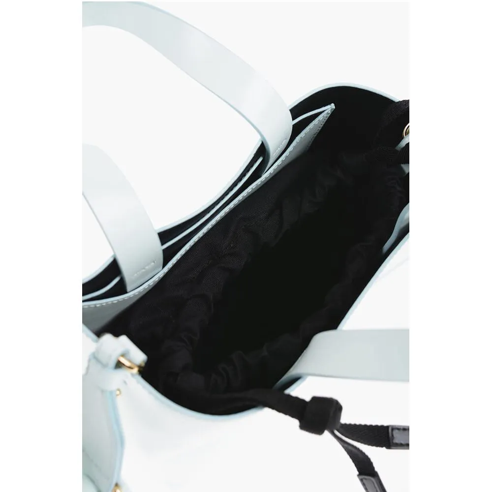 Marni Leather MUSEO Mini Tote Bag with Removable Shoulder Strap