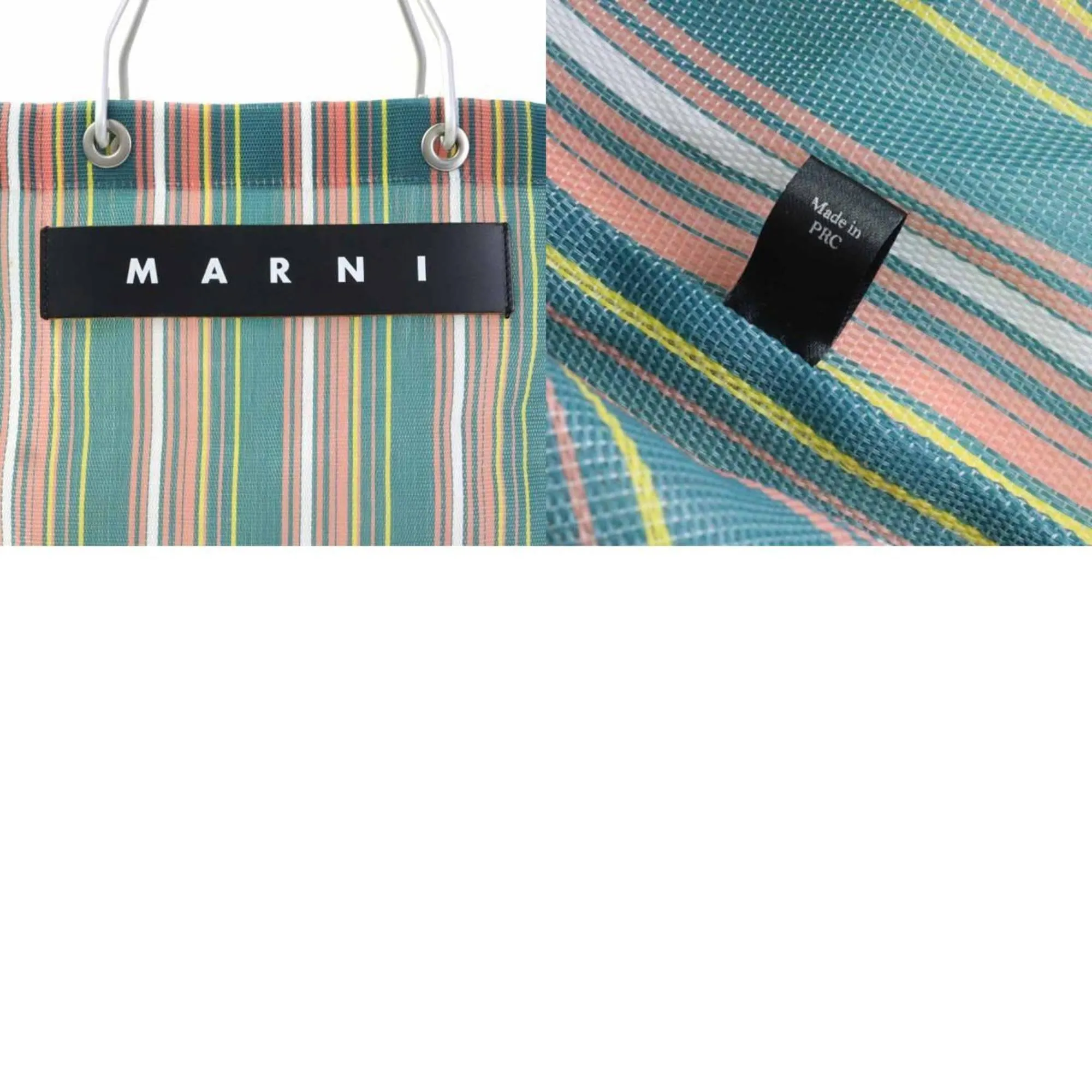 Marni  Nylon  Leather Handbag (Pre-Owned)