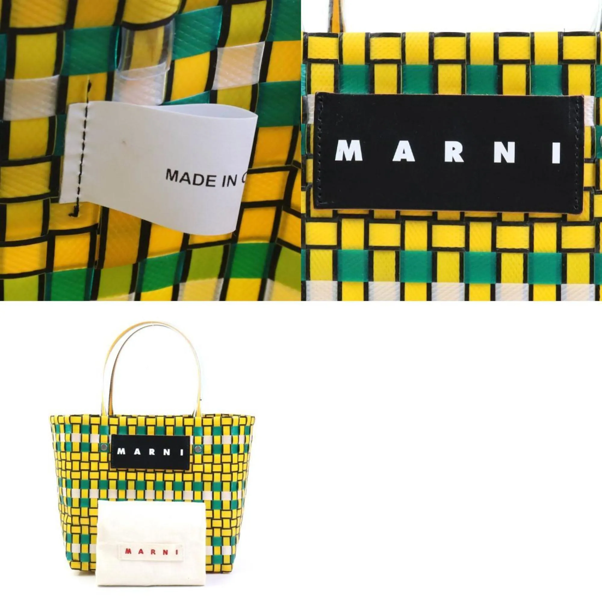 Marni  yellow Polypropylene Handbag (Pre-Owned)