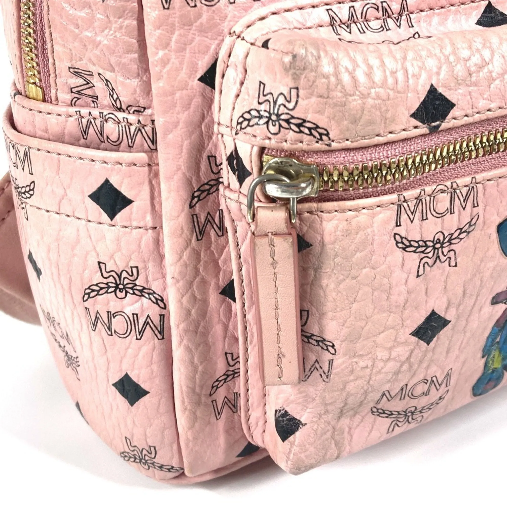 Mcm Leather Backpack (Pre-Owned)