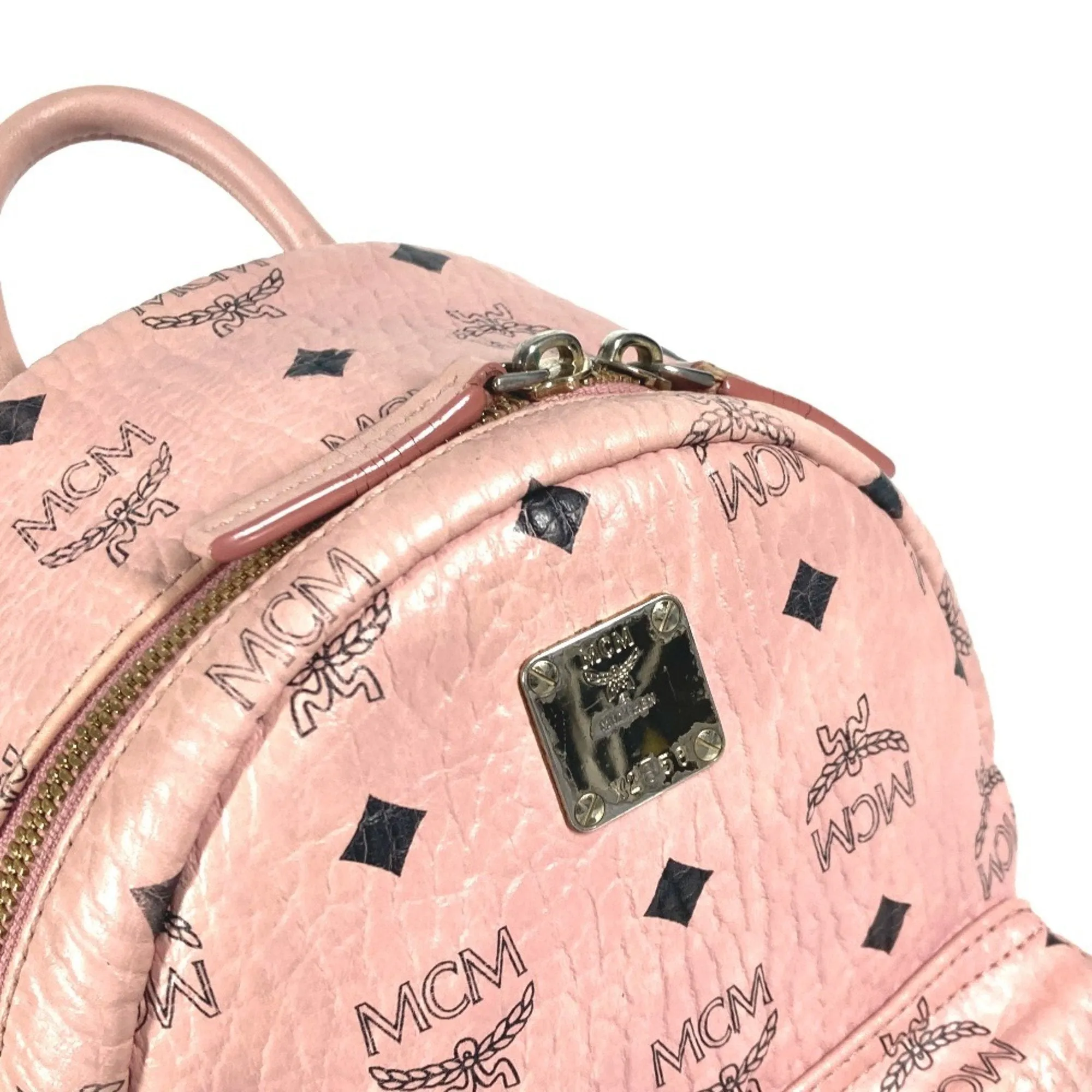 Mcm Leather Backpack (Pre-Owned)