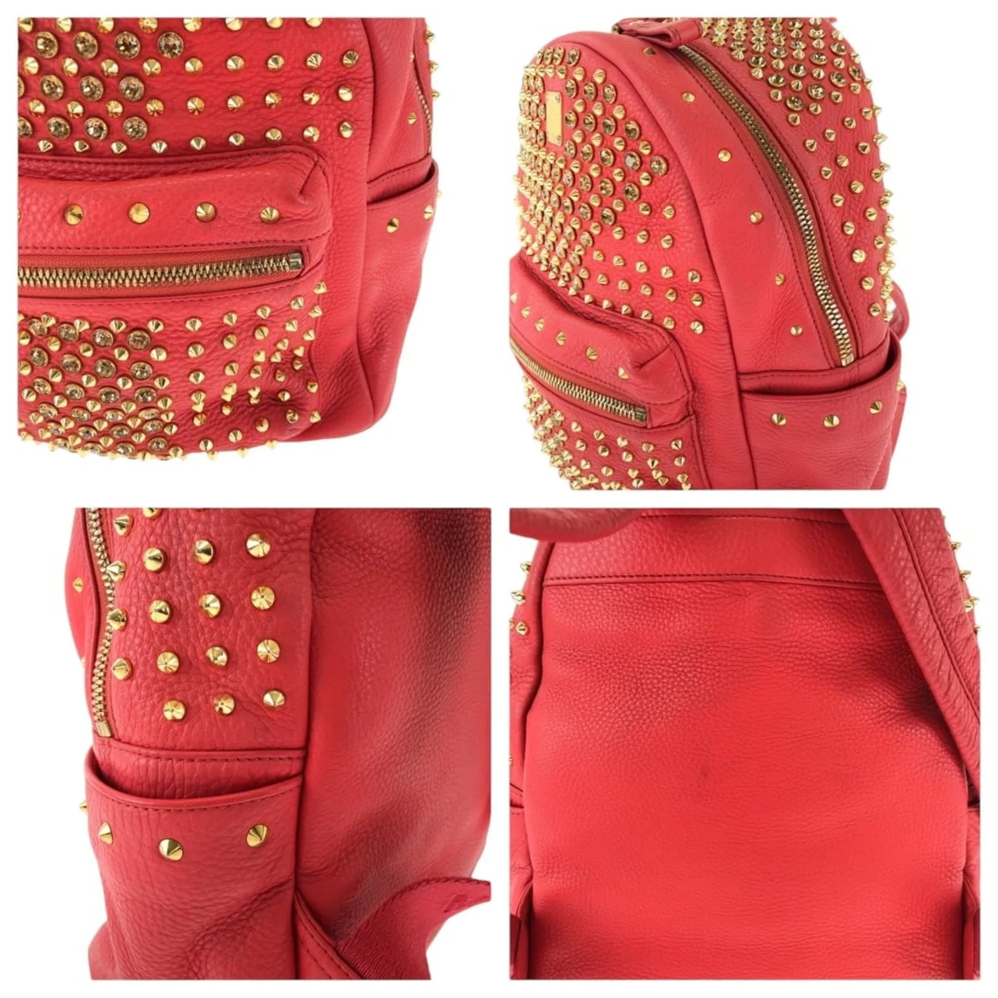 Mcm Leather Backpack (Pre-Owned)