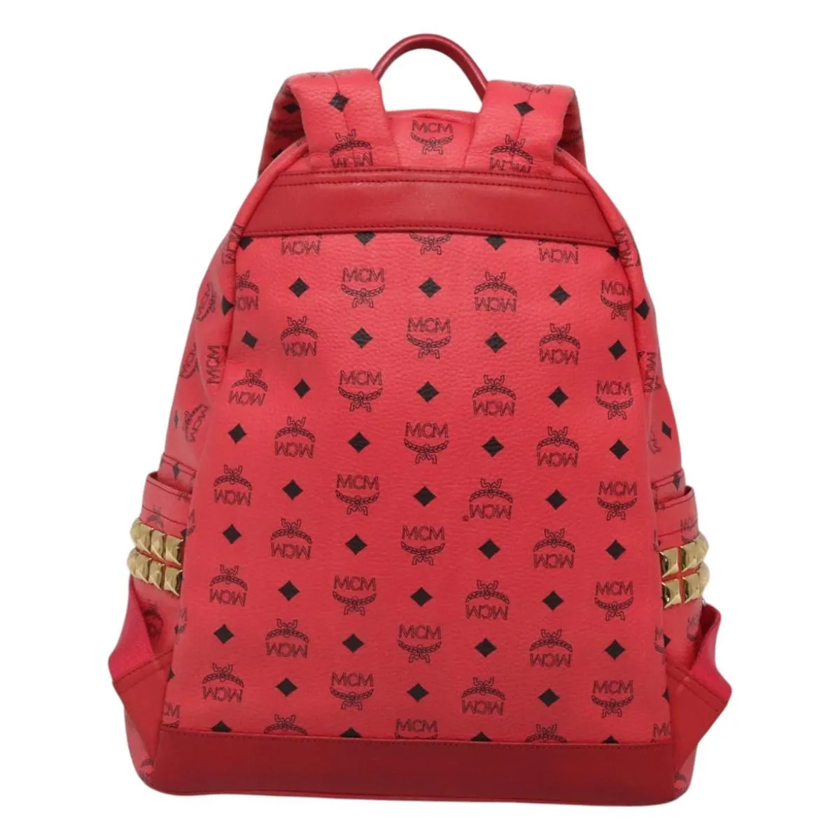 MCM Stark Visetos Canvas Backpack Bag (Pre-Owned)