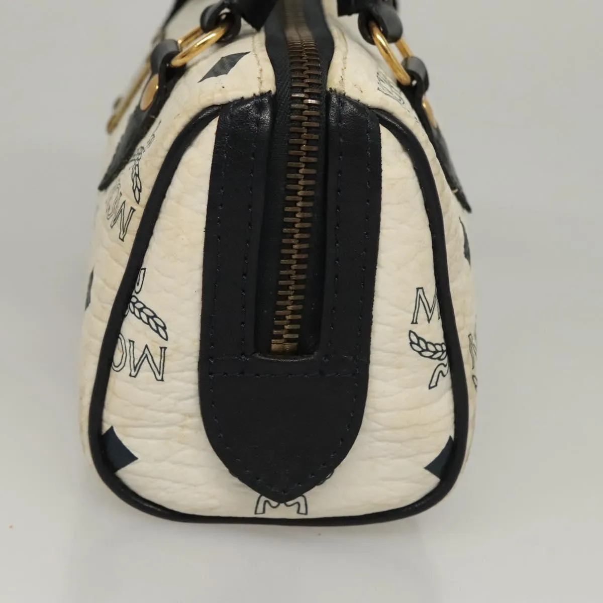 MCM Visetos Canvas Handbag (Pre-Owned)
