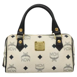 MCM Visetos Canvas Handbag (Pre-Owned)
