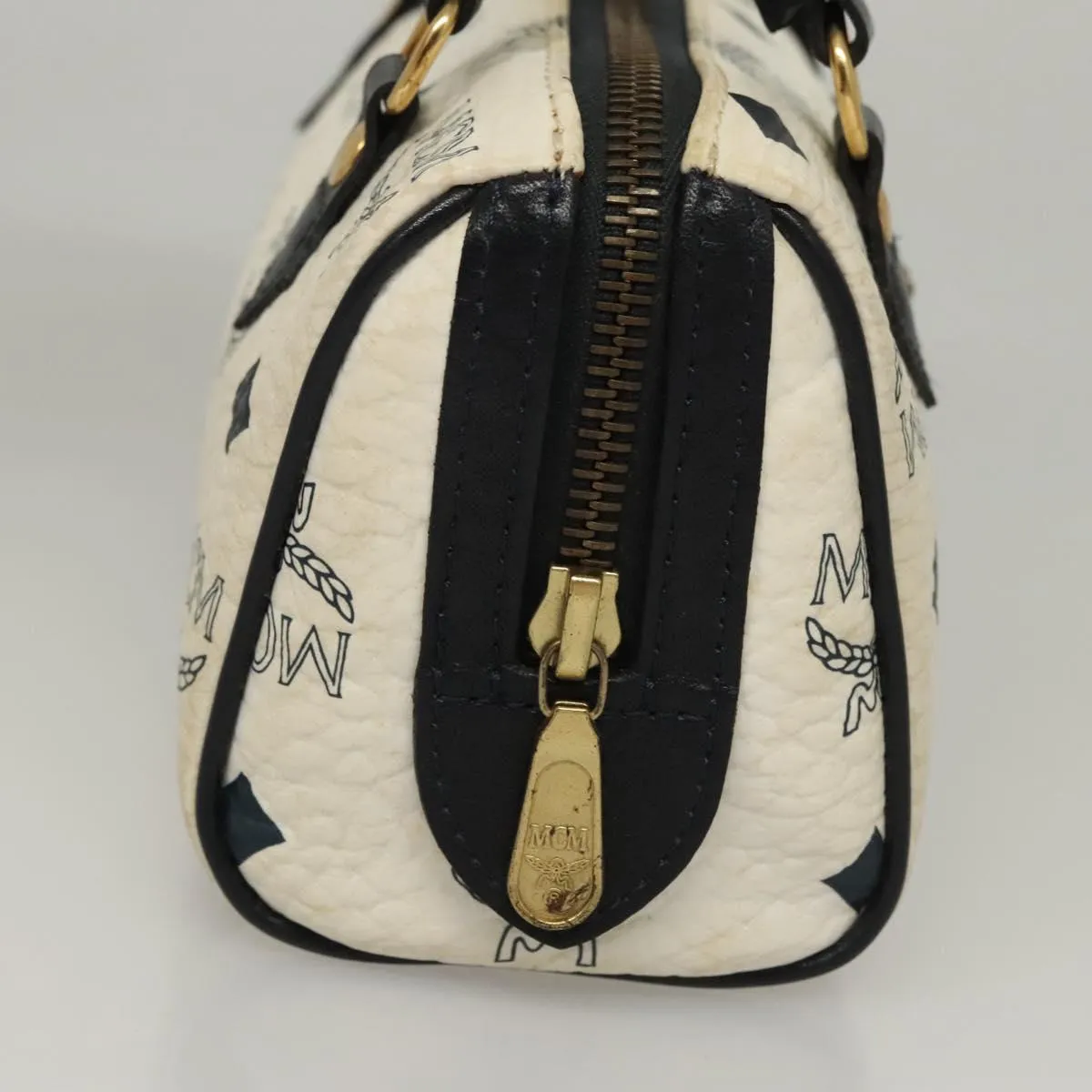 MCM Visetos Canvas Handbag (Pre-Owned)