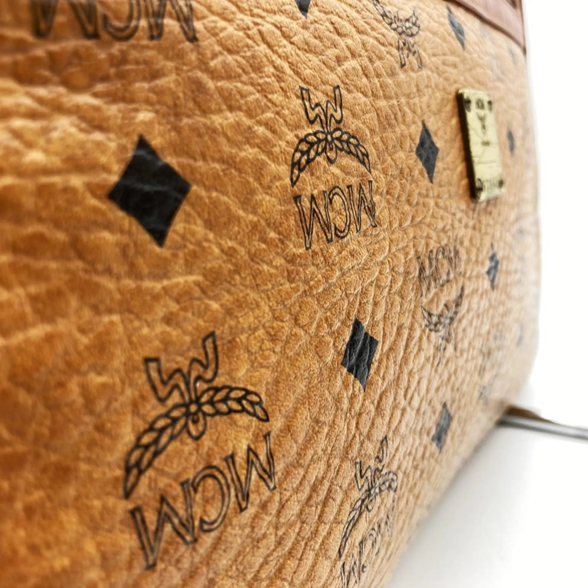 Mcm Visetos Leather Clutch Bag (Pre-Owned)