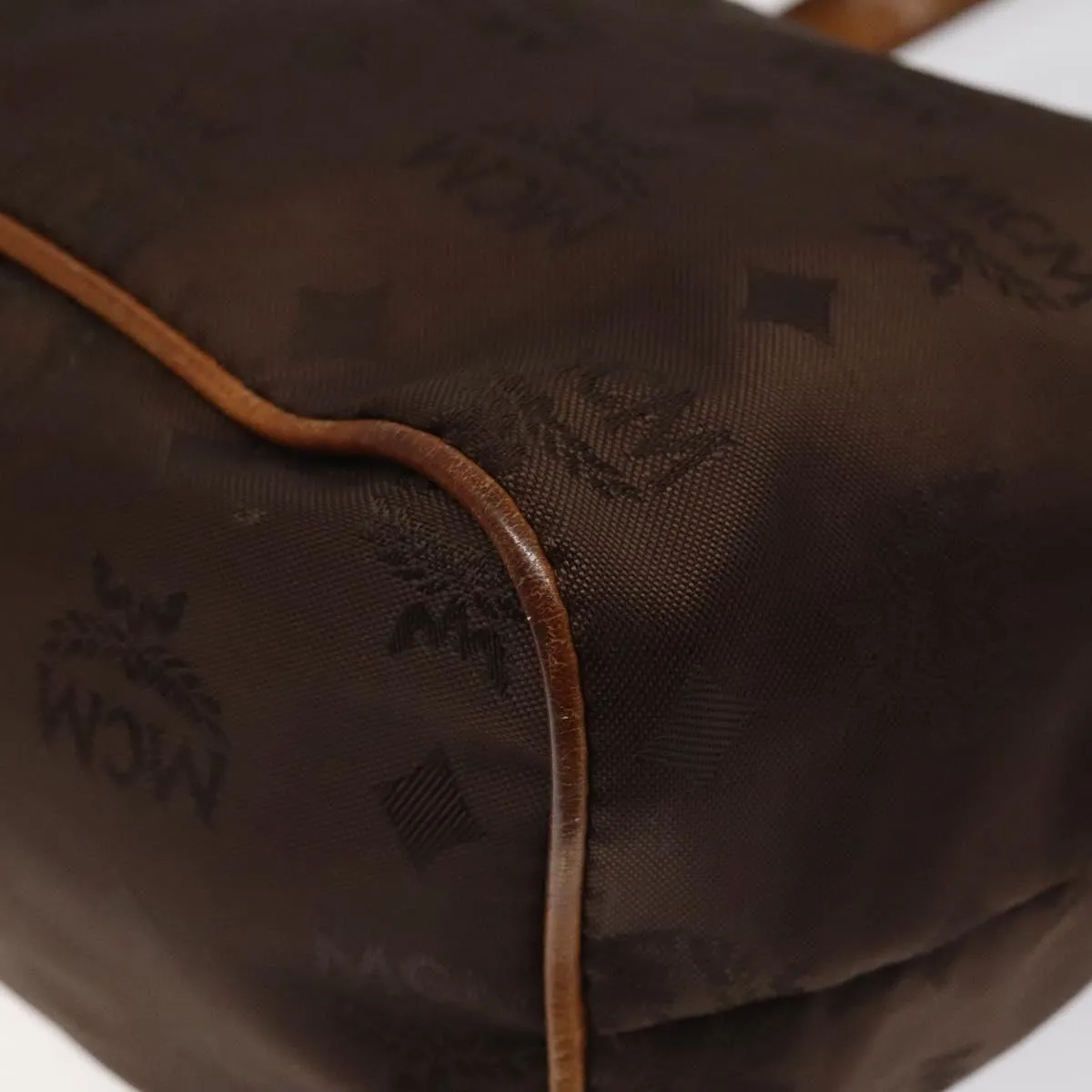 MCM Visetos Nylon Handbag (Pre-Owned)