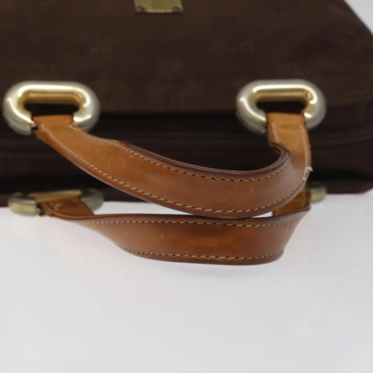 MCM Visetos Nylon Handbag (Pre-Owned)