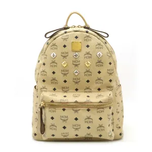 Mcm Visetos Pvc Leather Backpack (Pre-Owned)