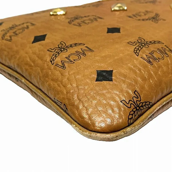 MCM Visetos Studded Clutch Bag Unisex