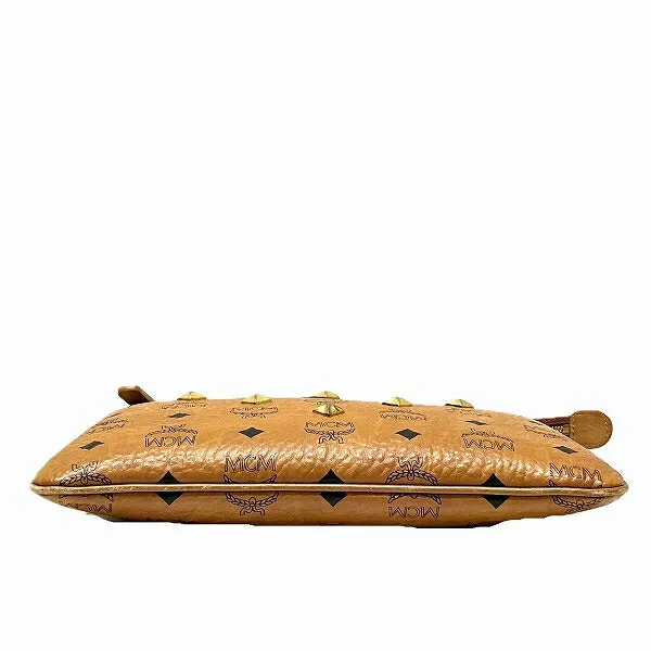 MCM Visetos Studded Clutch Bag Unisex