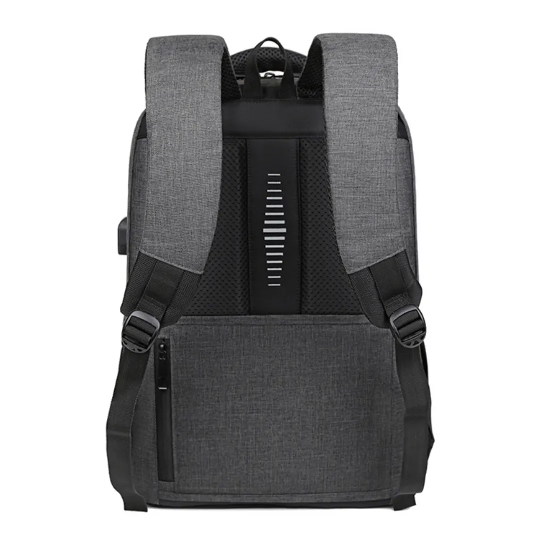 Men's Leisure Large Capacity Oxford Cloth USB Backpack