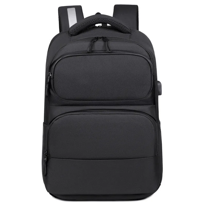 Men's Leisure Large Capacity Oxford Cloth USB Backpack