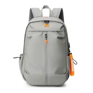 Men's Simple Lightweight Nylon College Backpack