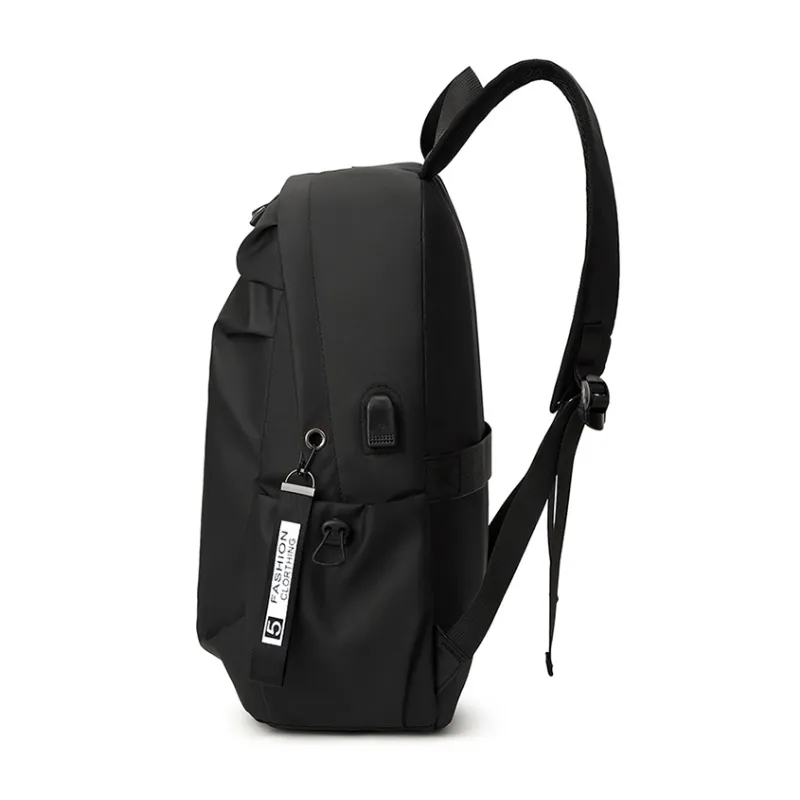 Men's Simple Lightweight Nylon College Backpack