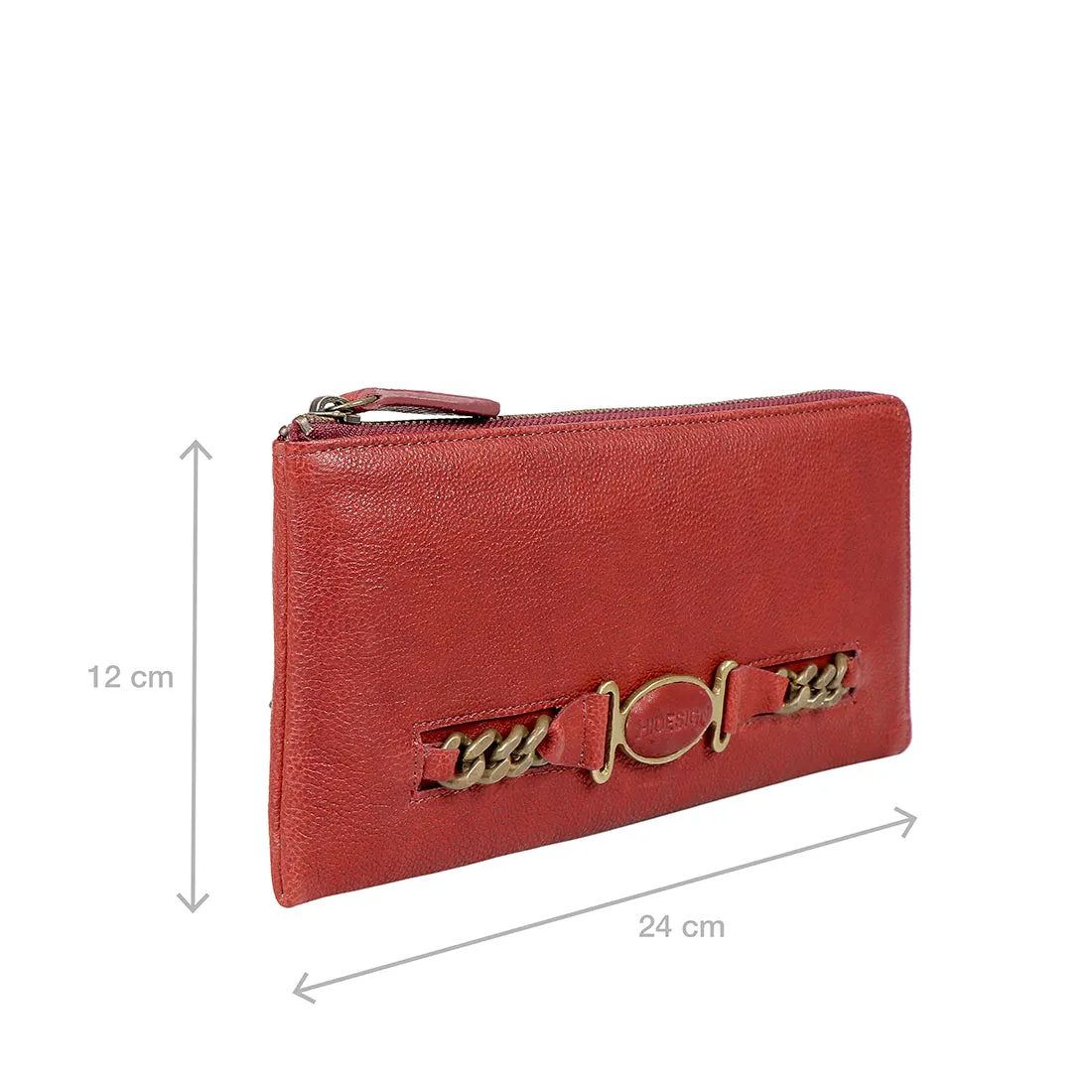 METAL W1 L-ZIP AROUND WALLET