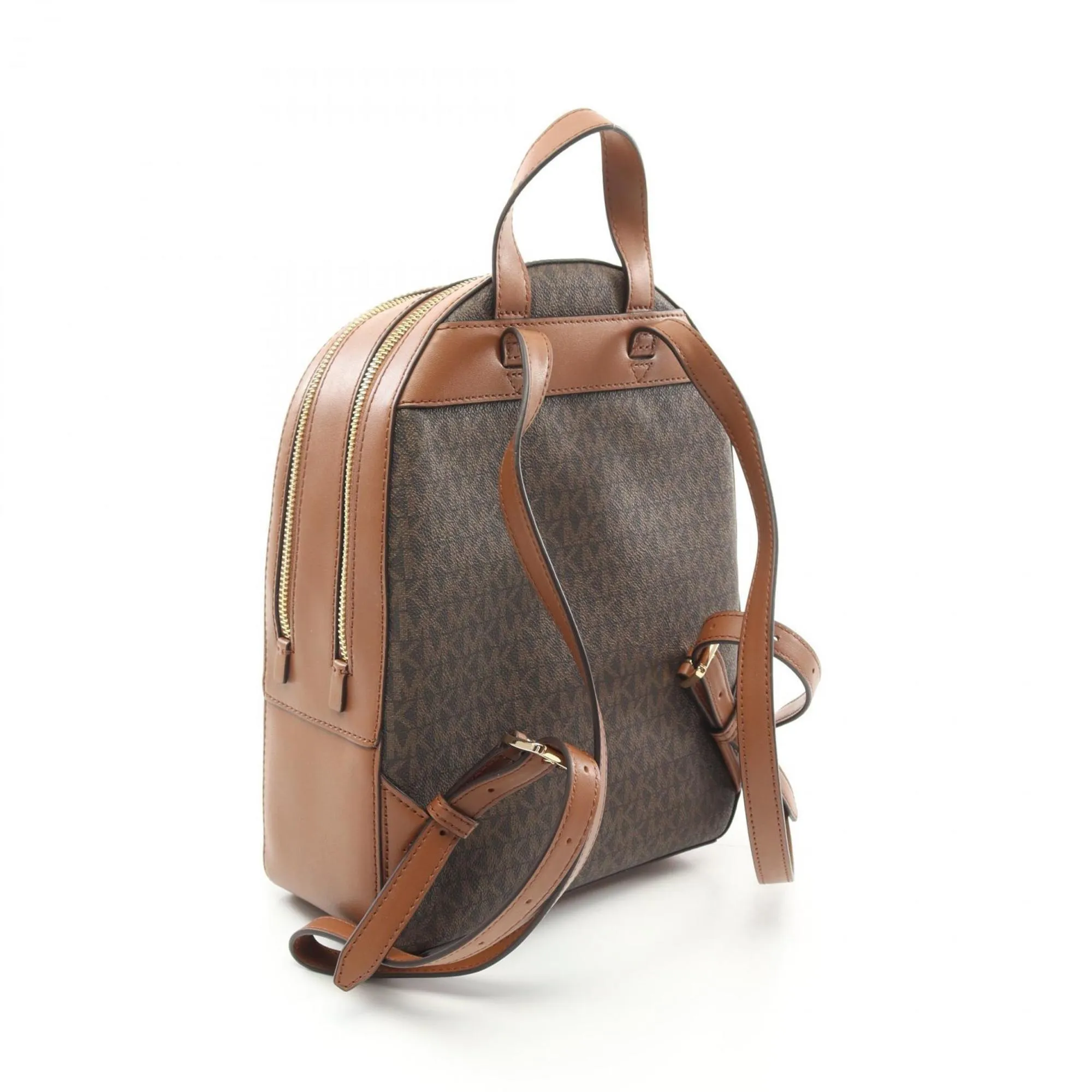 Michael Kors Coated Canvas Leather Backpack