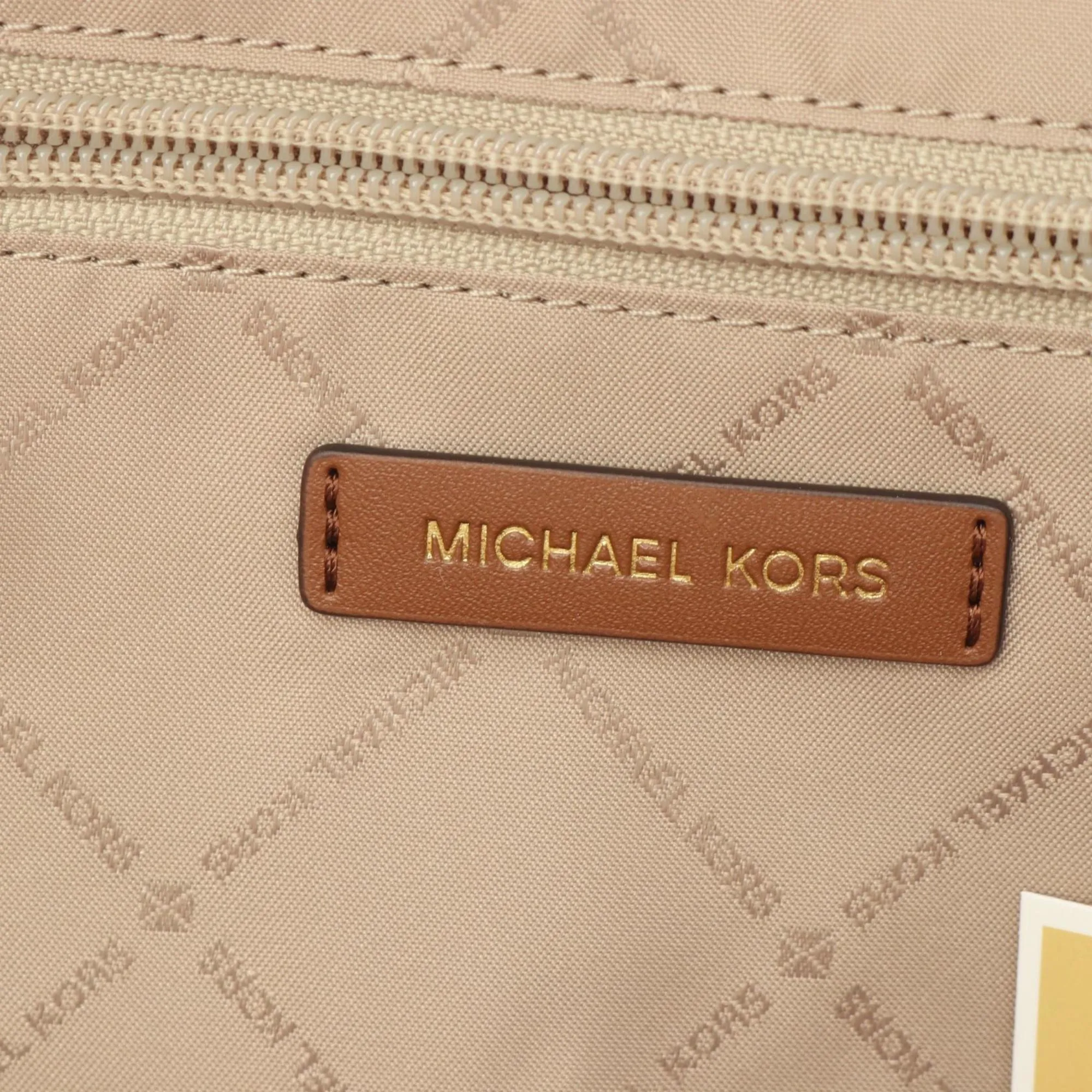 Michael Kors Coated Canvas Leather Backpack