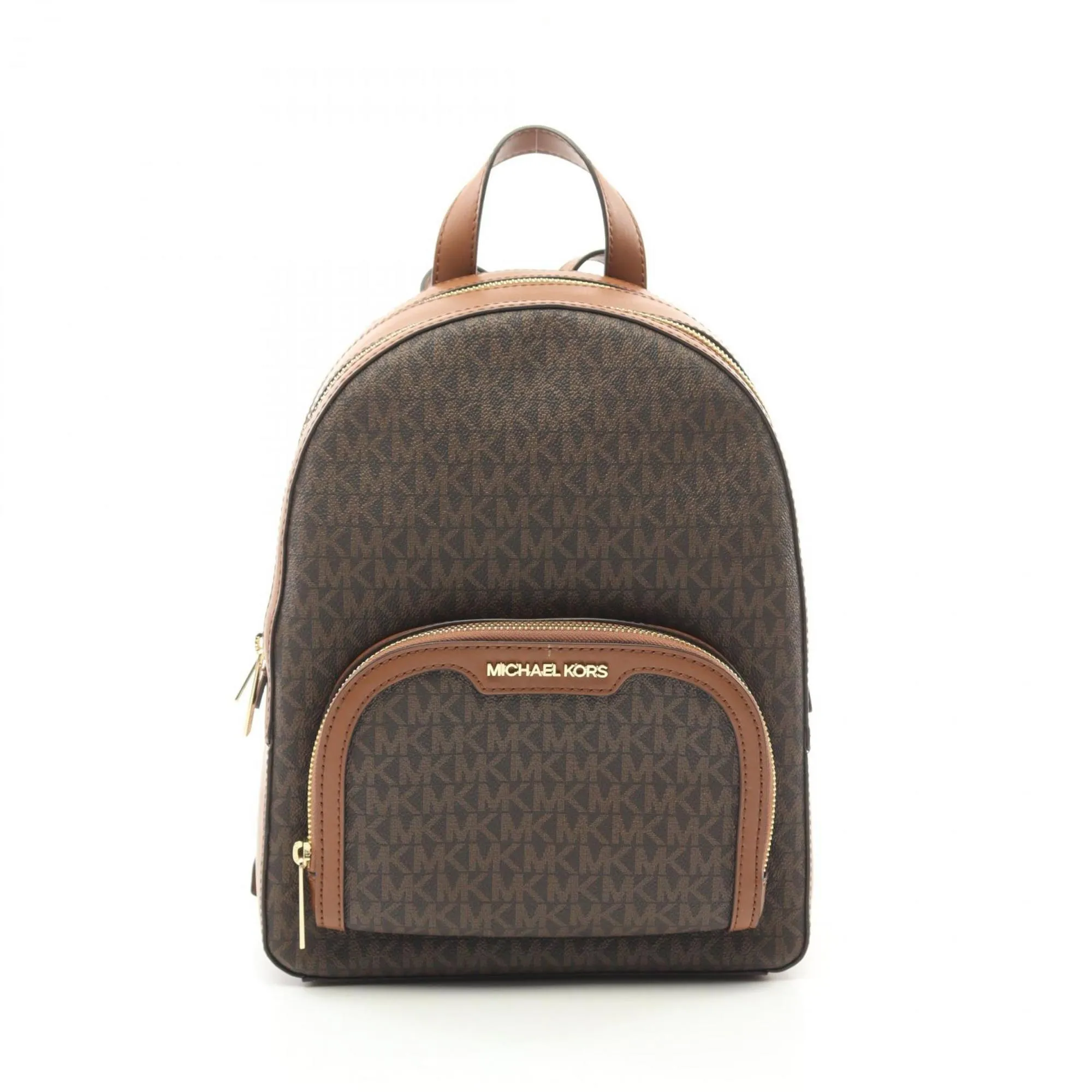 Michael Kors Coated Canvas Leather Backpack