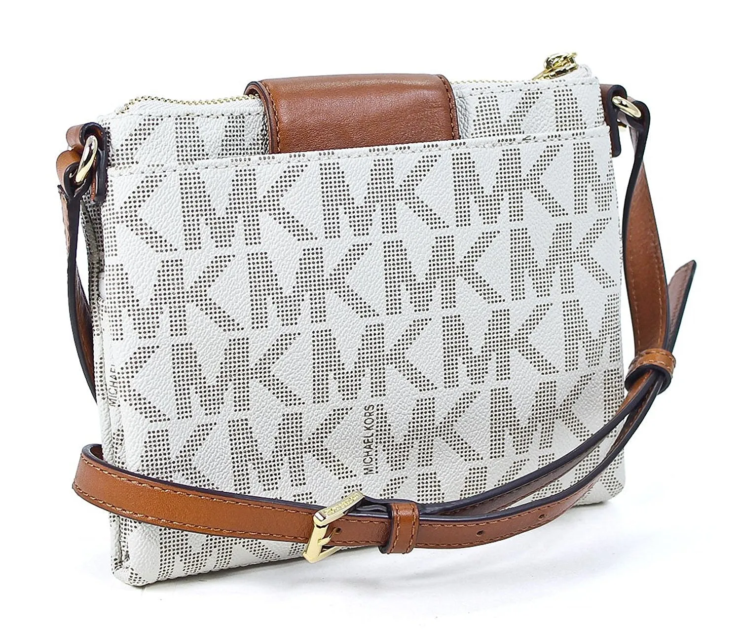 Michael Kors Fulton Brown Large Crossbody Bag 32F3GFTC3B