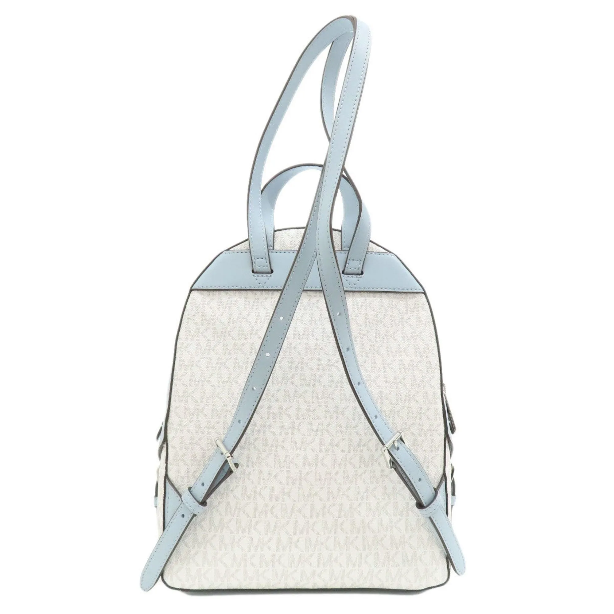 Michael Kors Jaycee Canvas Backpack Bag (Pre-Owned)