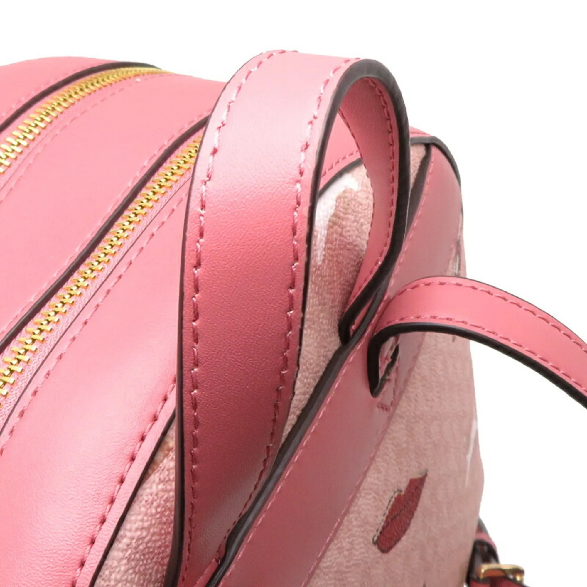 Michael Kors Jaycee Canvas Backpack Bag (Pre-Owned)