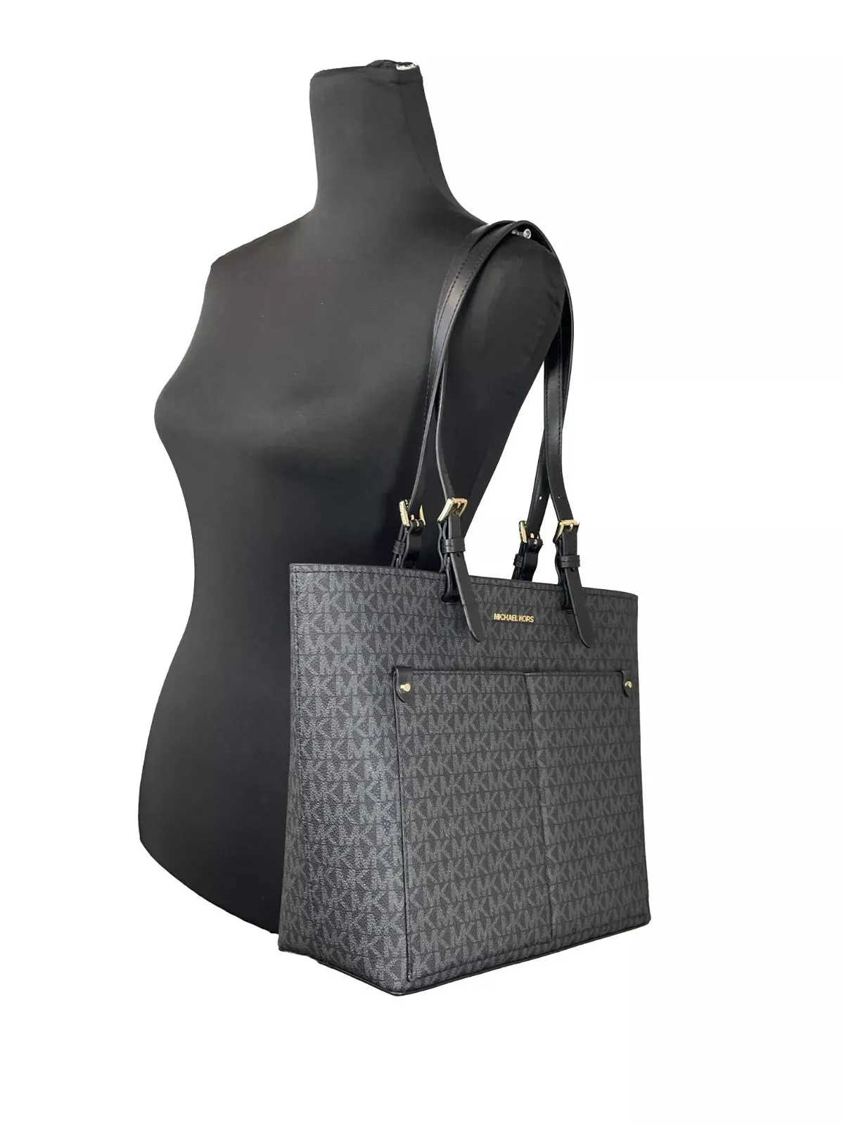 Michael Kors Jet Set Medium Double Pocket Tote Women's Bag