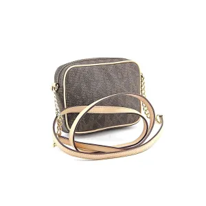 Michael Kors Jet Set MK Signature Cross-Body Bag in PVC
