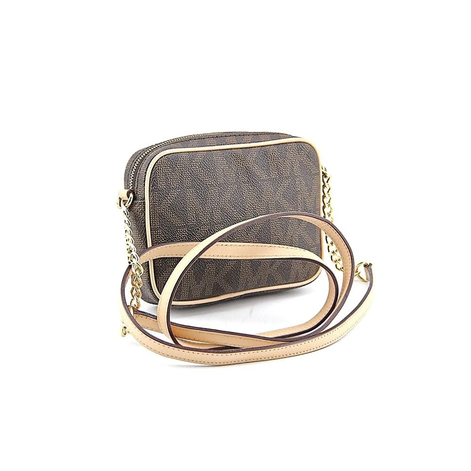 Michael Kors Jet Set MK Signature Cross-Body Bag in PVC