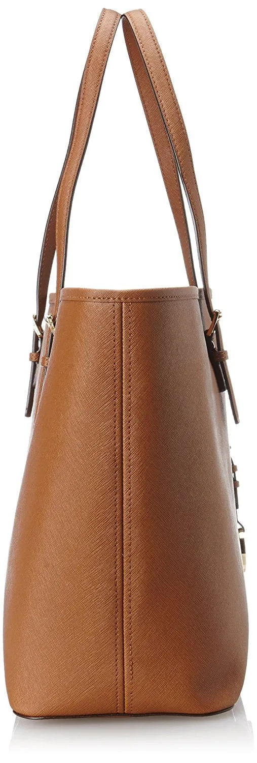 Michael Kors Medium Jet Set Multifunction Saffiano Travel Tote