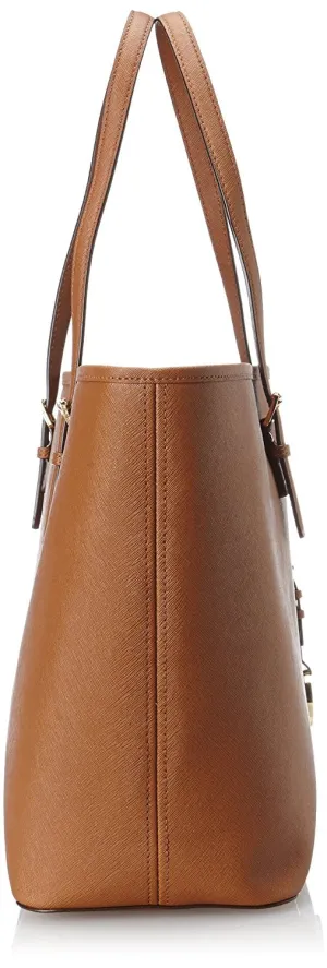 Michael Kors Medium Jet Set Multifunction Saffiano Travel Tote