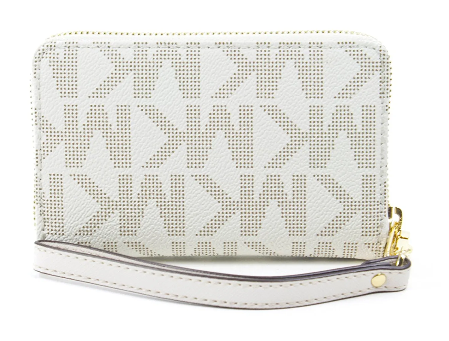 Michael Kors Multifunction Logo Phone Case Vanilla