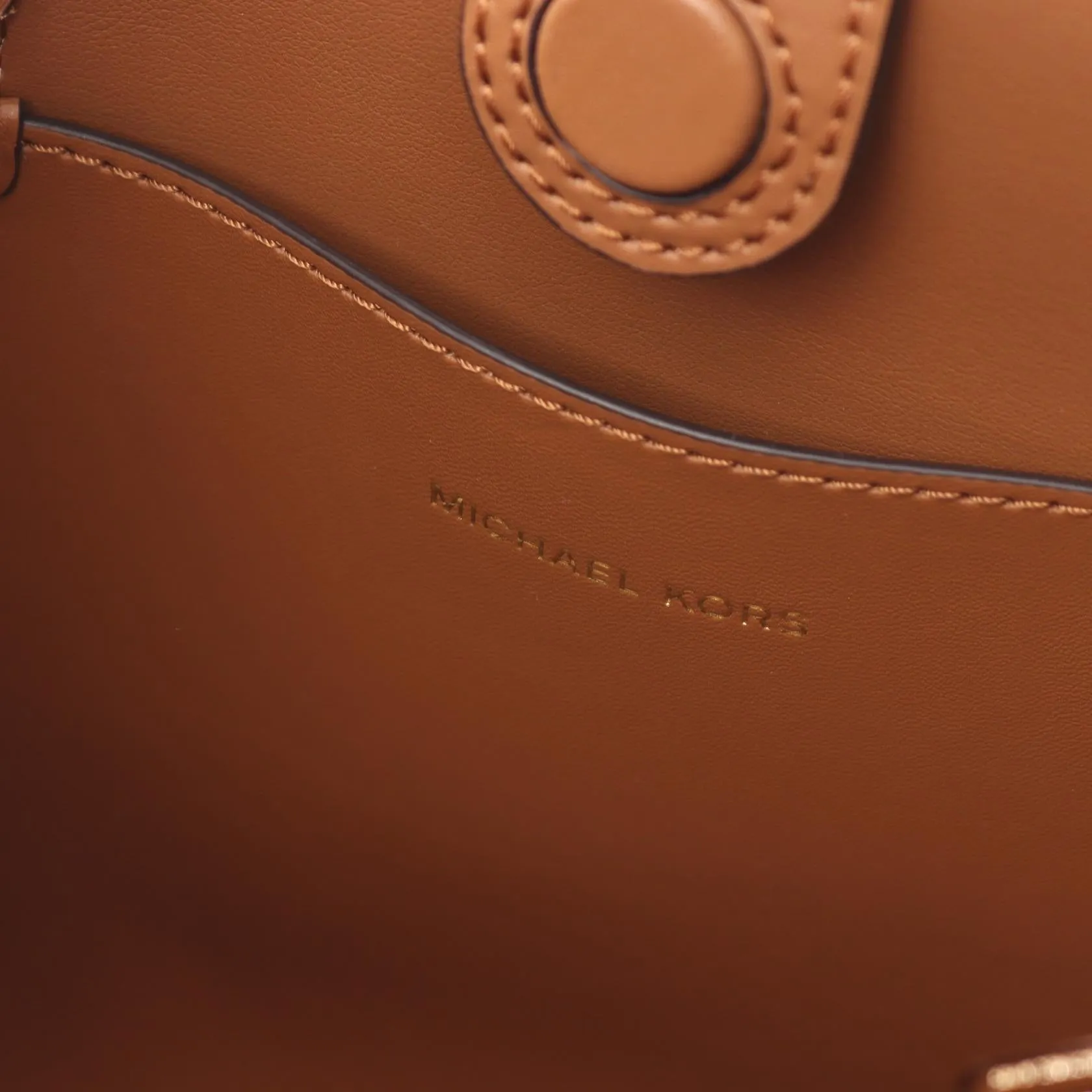 Michael Kors PVC Coated Canvas Leather Handbag