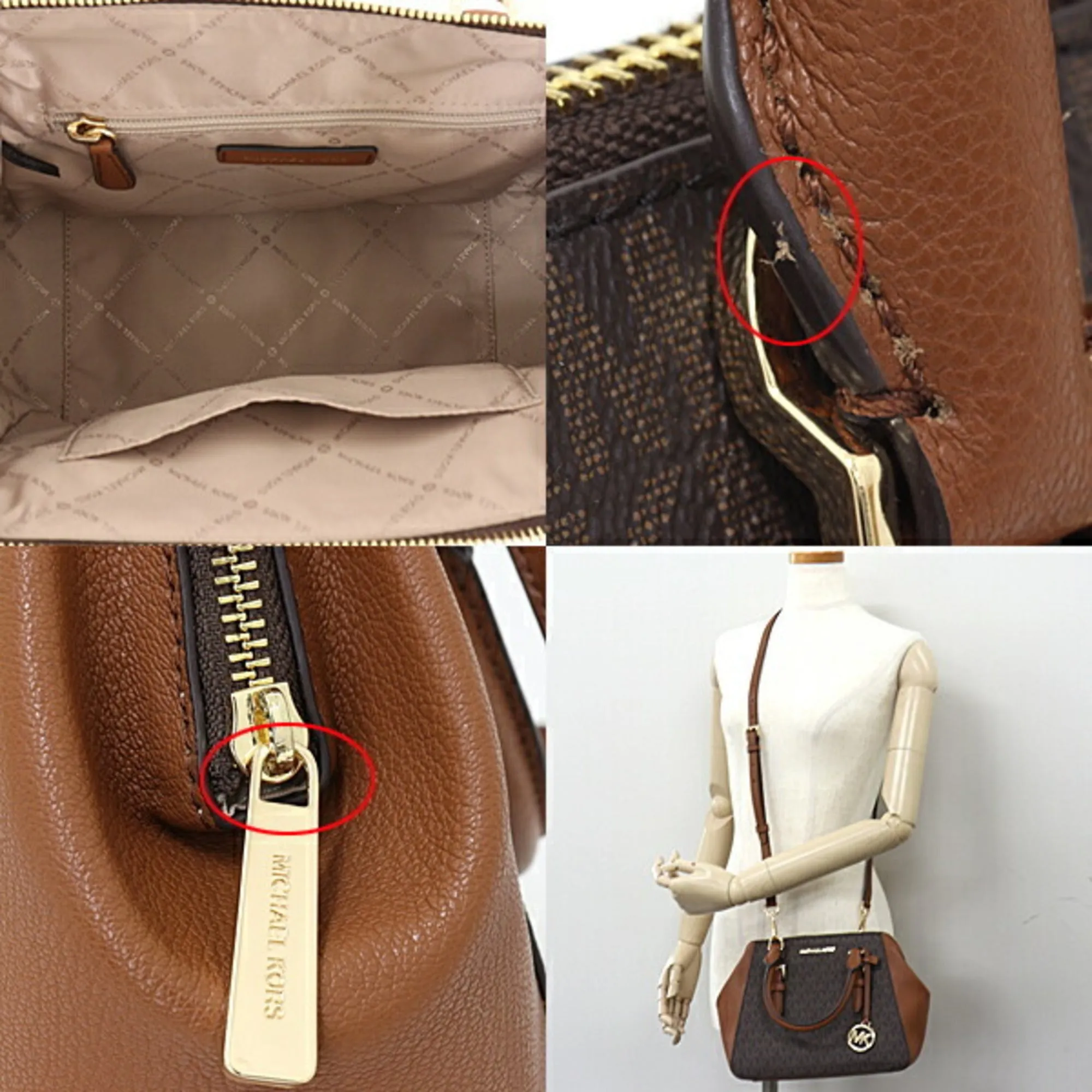 Michael Kors  Pvc Handbag Shoulder Bag (Pre-Owned)