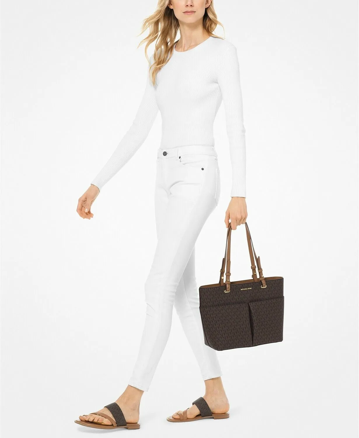 Michael Kors Women's Bedford ocket Shoulder Tote Bag