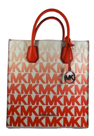 Michael Kors Women's Mercer NS Shopper Vegan Leather Satchel ag