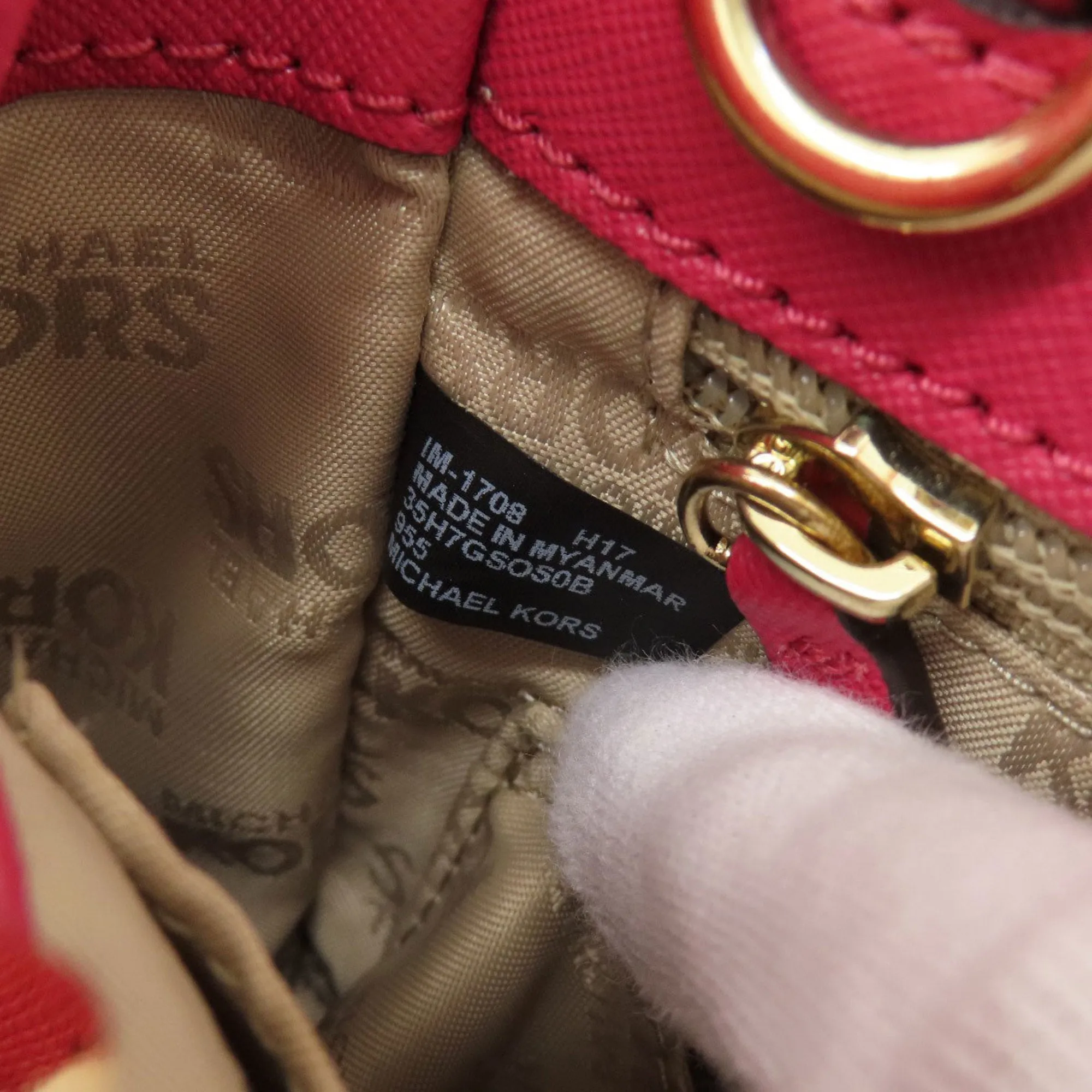 Michael Michael Kors  pink Pvc Handbag (Pre-Owned)