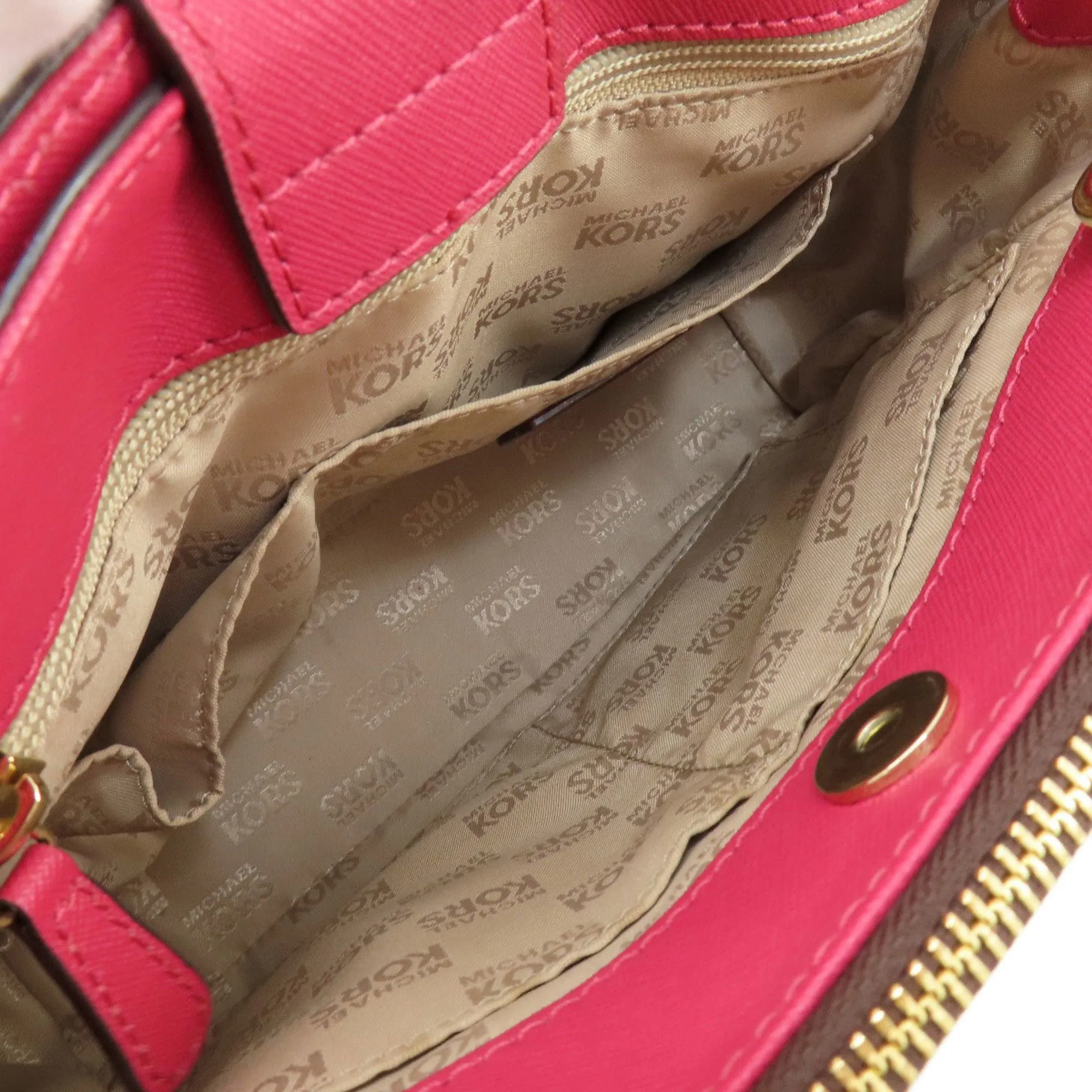 Michael Michael Kors  pink Pvc Handbag (Pre-Owned)