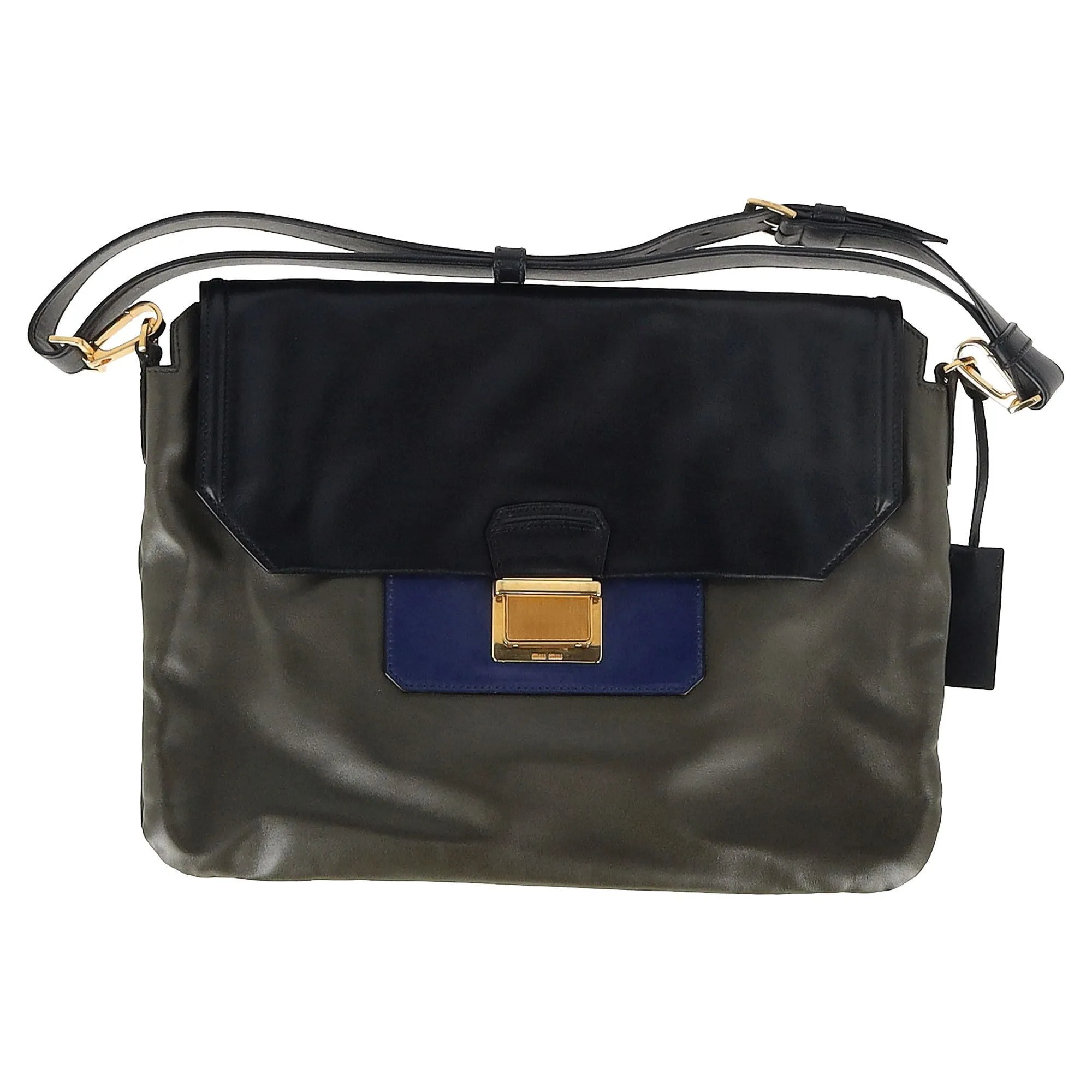 Miu Miu Flap Shoulder Bag in Multicolor Leather