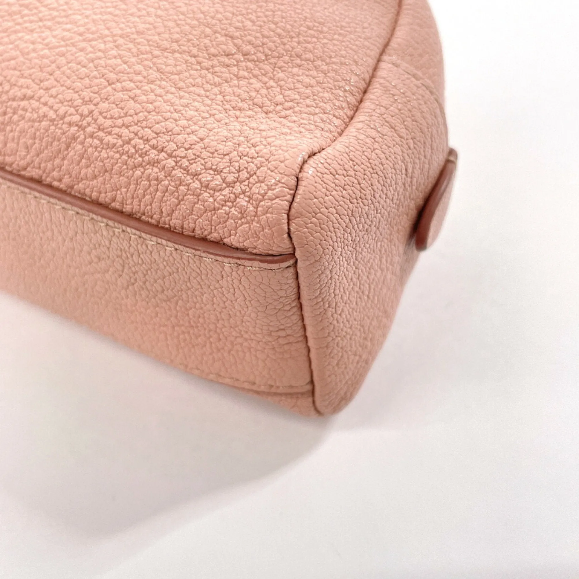 Miu Miu Leather Clutch Bag (Pre-Owned)