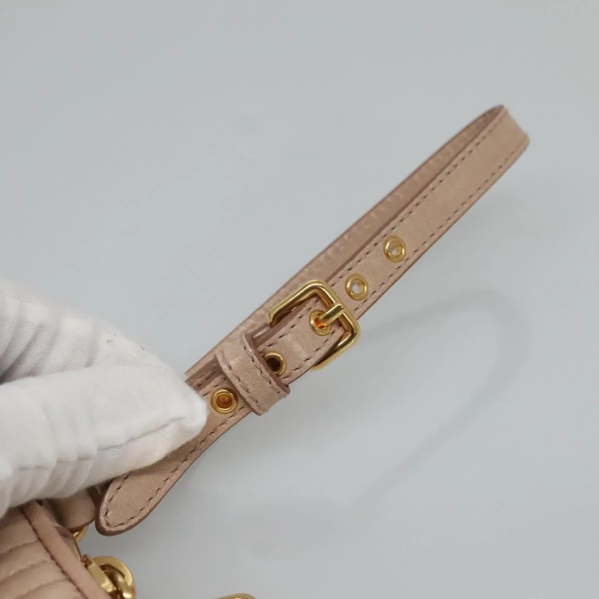 Miu Miu Leather Clutch Bag (Pre-Owned)