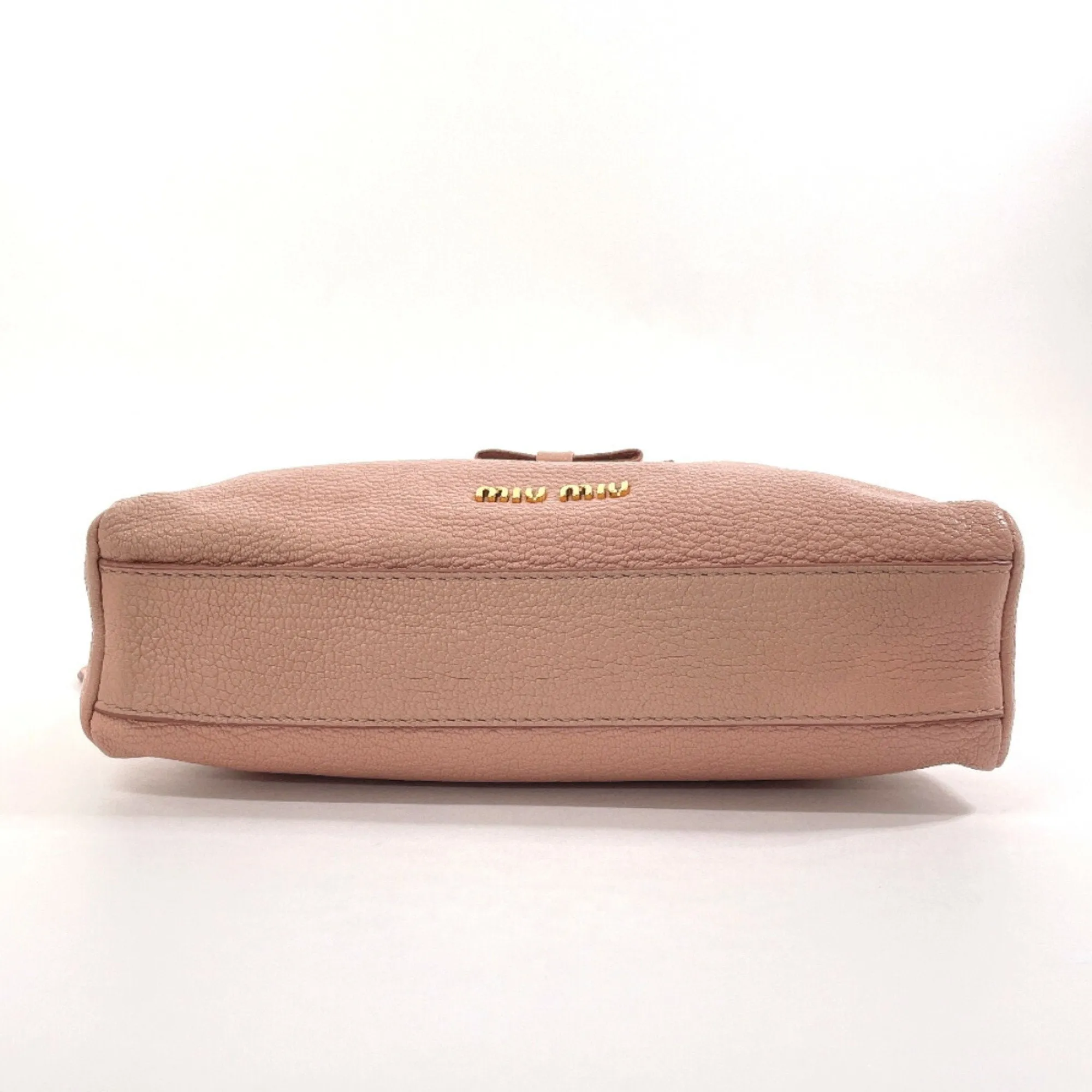 Miu Miu Leather Clutch Bag (Pre-Owned)
