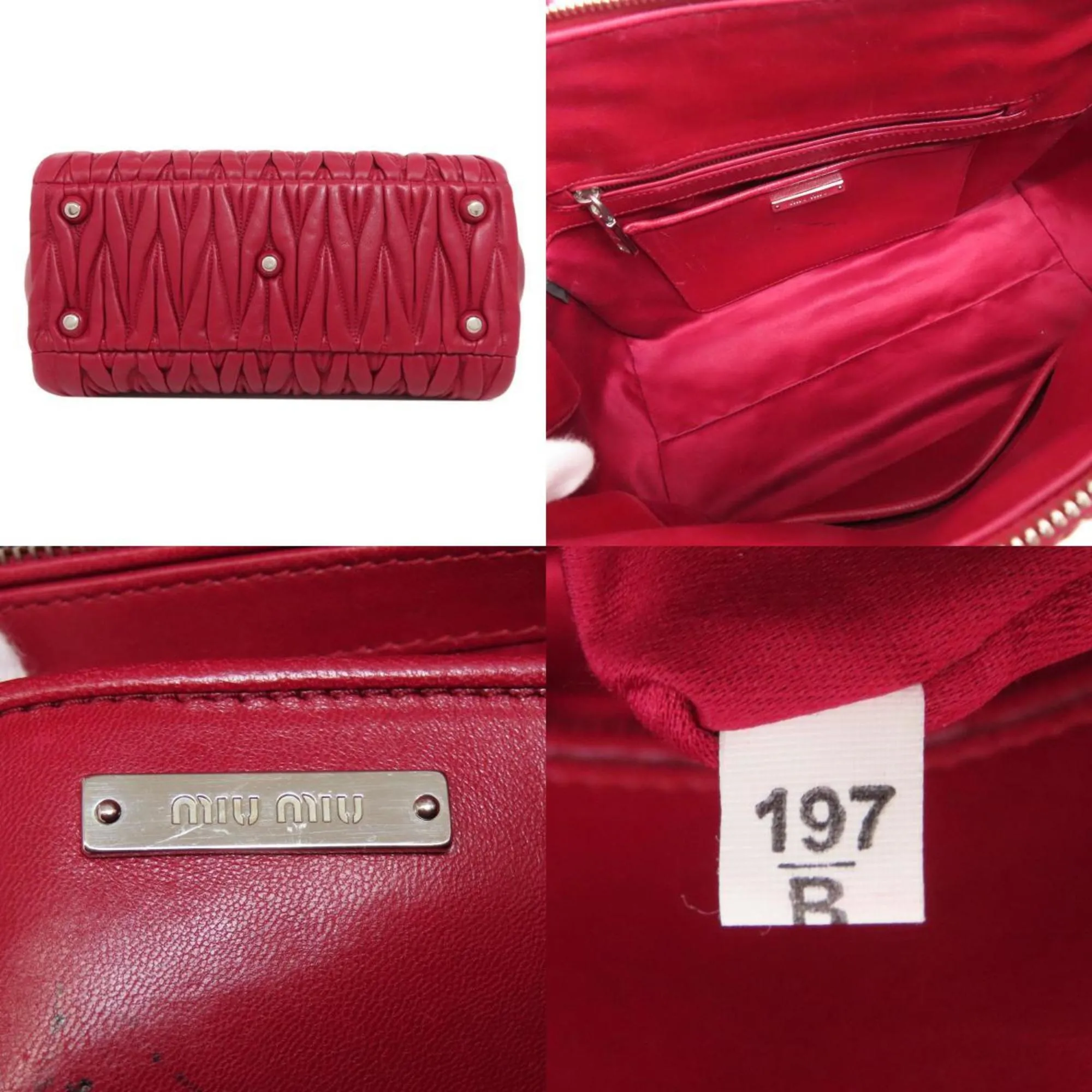 Miu Miu Leather Handbag (Pre-Owned)