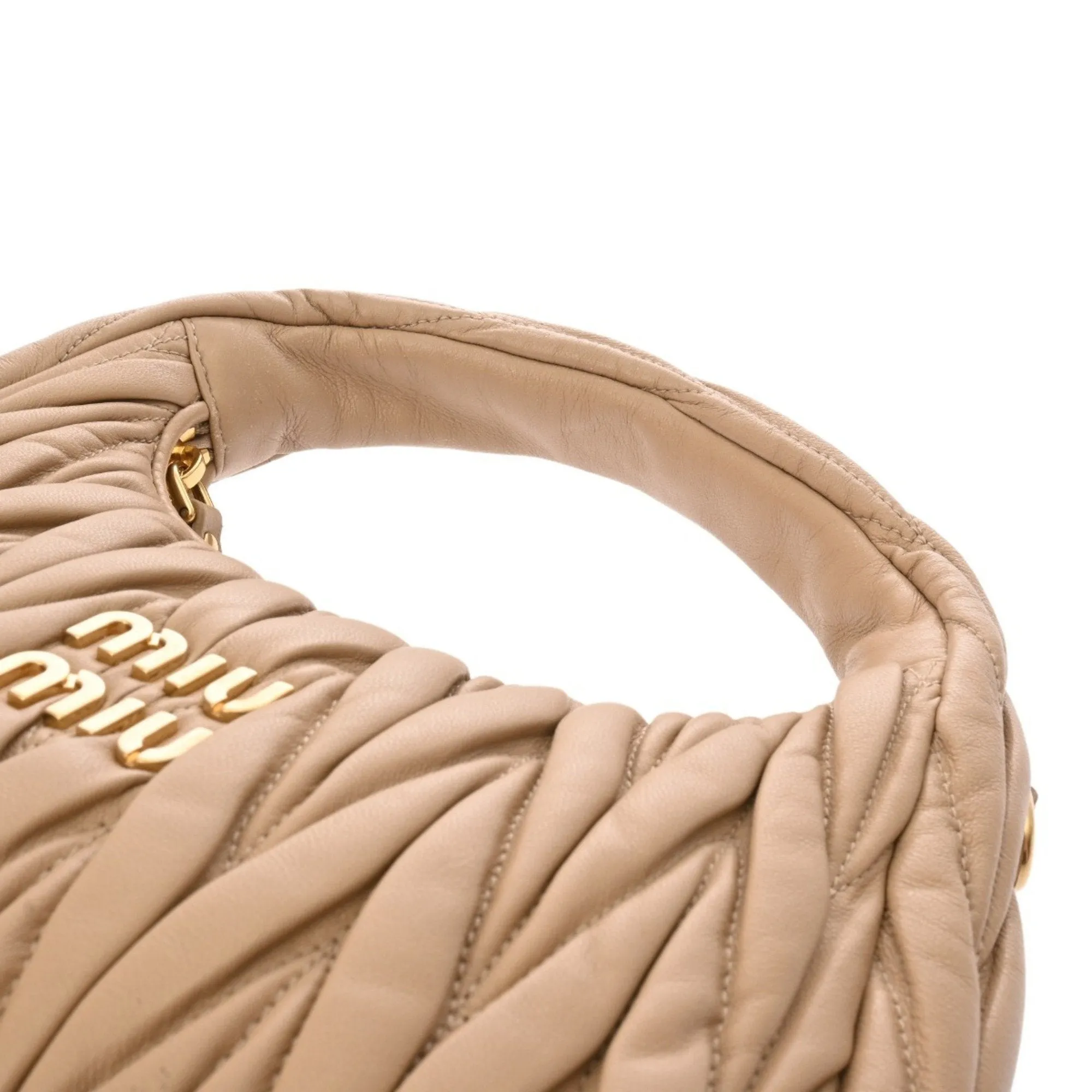 Miu Miu Leather Handbag (Pre-Owned)