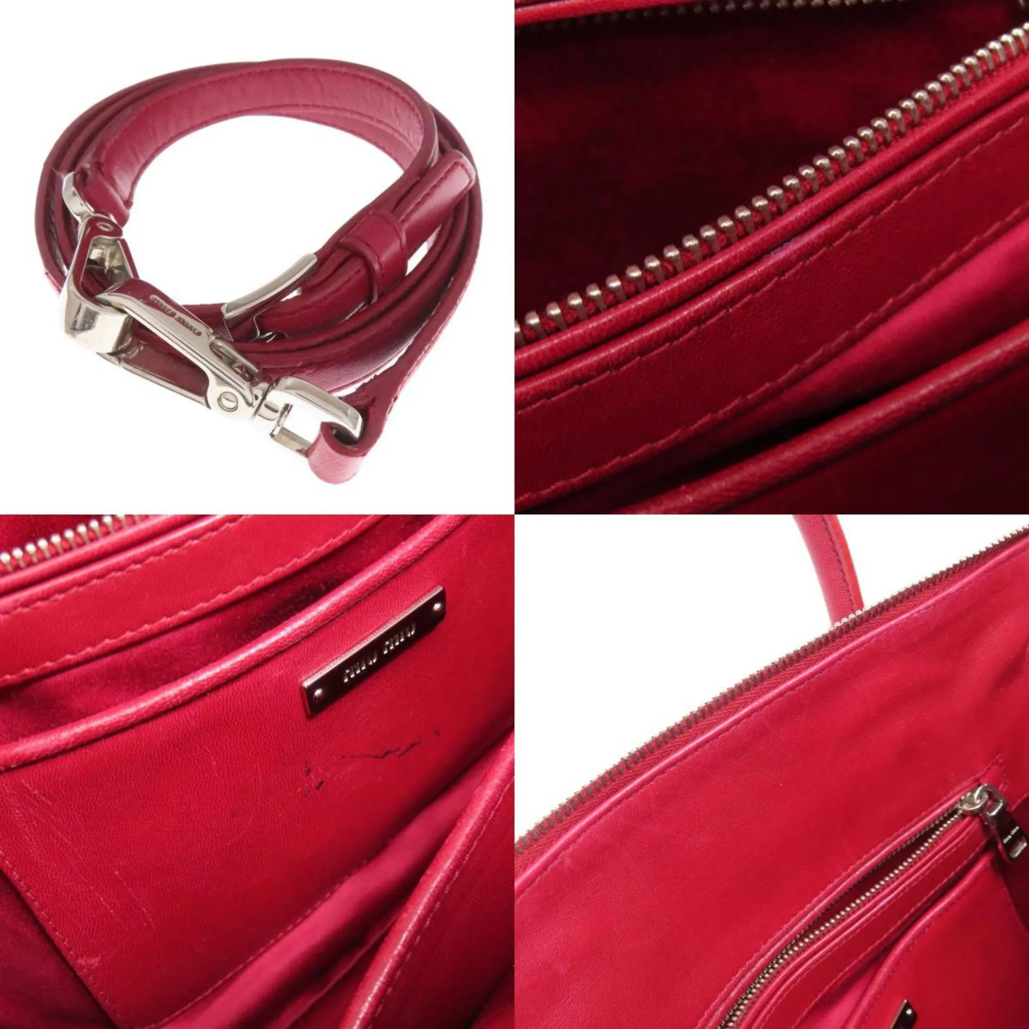 Miu Miu Leather Handbag (Pre-Owned)