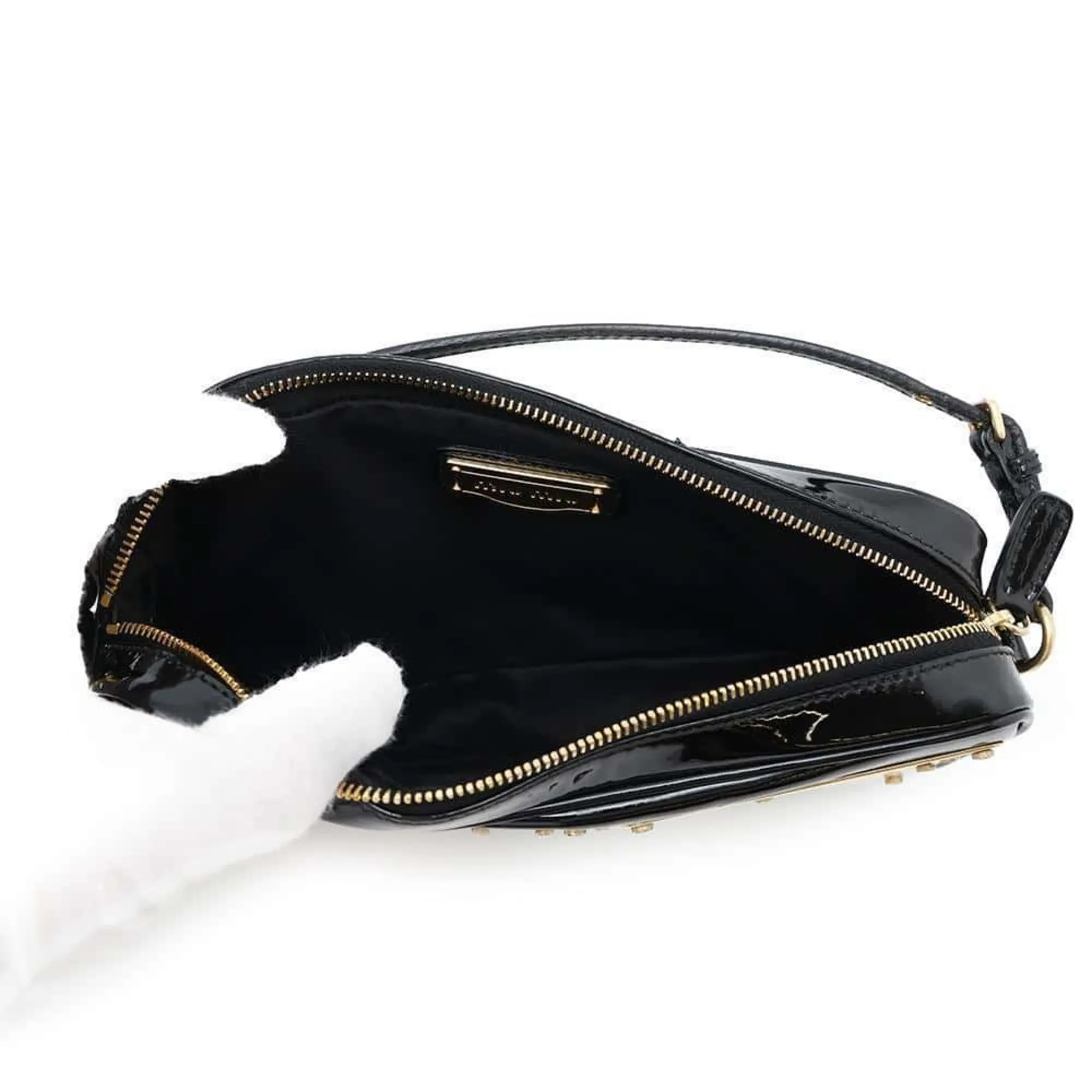 Miu Miu Patent Leather Handbag (Pre-Owned)